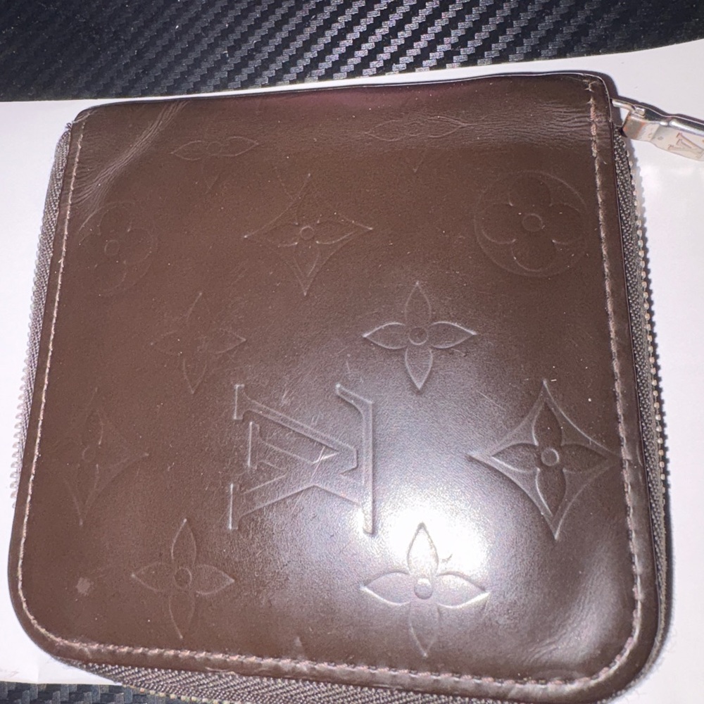Louis Vuitton Chocolate Brown Monogram Zip Wallet - Picture 2 of 7